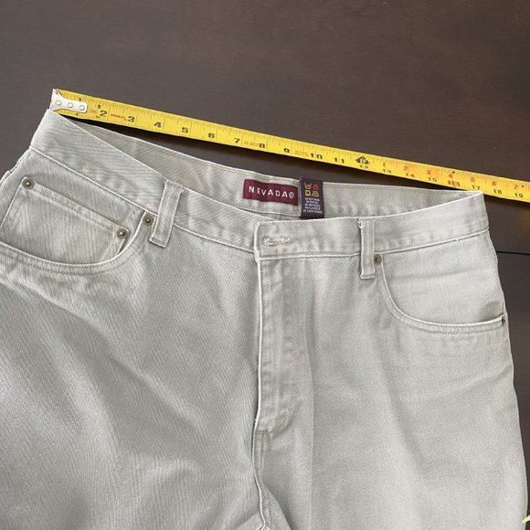 Nevada Jeans Men's Beige 100% Cotton Size 38 Waist/32 Inseam - Picture 10 of 10